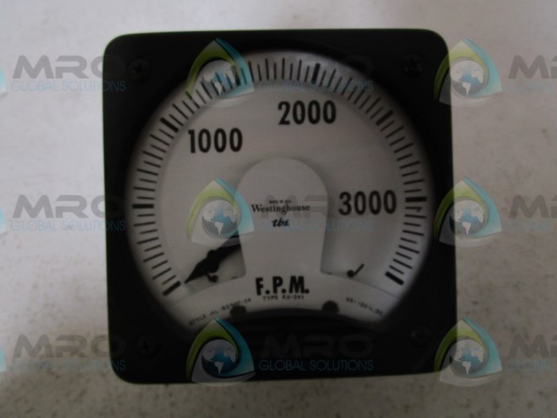 WESTINGHOUSE KX-241 0-3000 PANEL METER UNMP