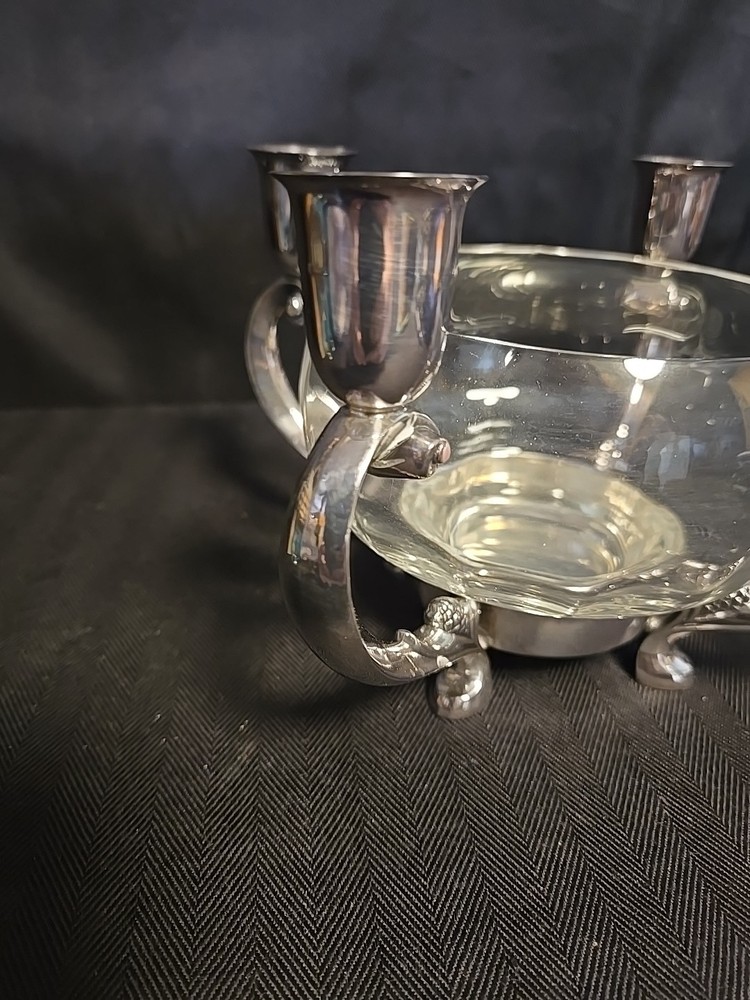 REED & BARTON Silverplate EPERGNE / Candlelabra Centerpiece #331