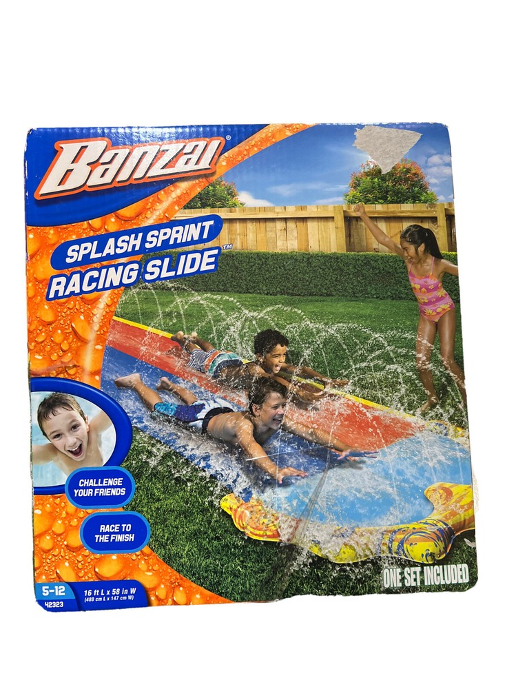 Banzai 16ft Splash Sprint Racing Slide