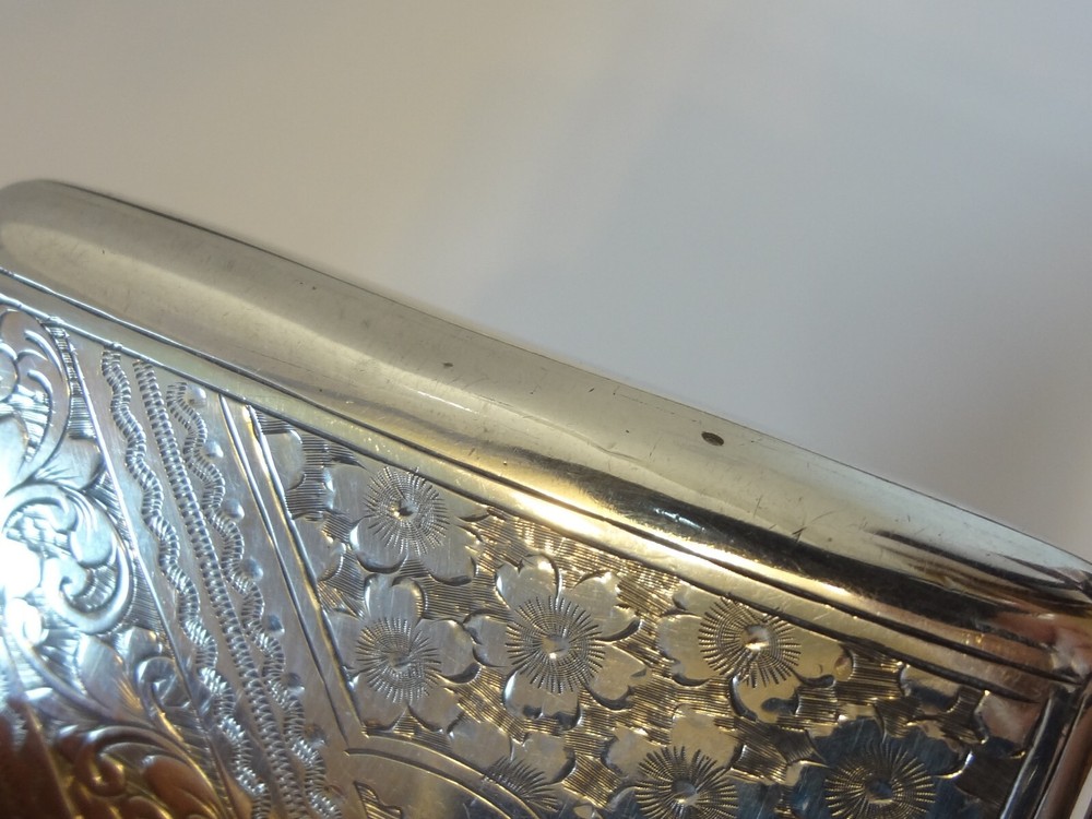 1901 Robert Pringle & Sons Sterling Silver Card Aide Memoire Case