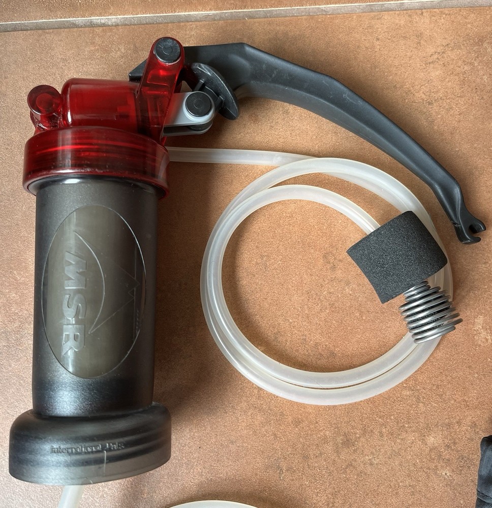 MSR MiniWorks EX Water Filter Purifier System, Backpacking, Hiking, Camping