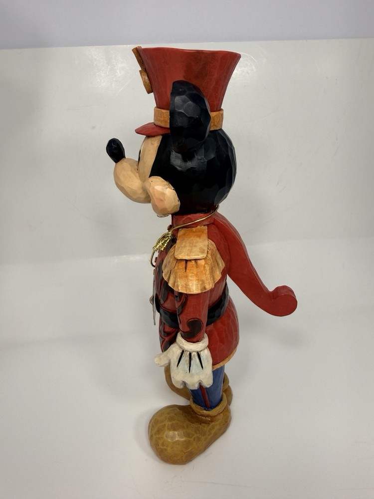 Jim Shore Disney Traditions Mickey Mouse Salutations Nutcracker Figurine READ