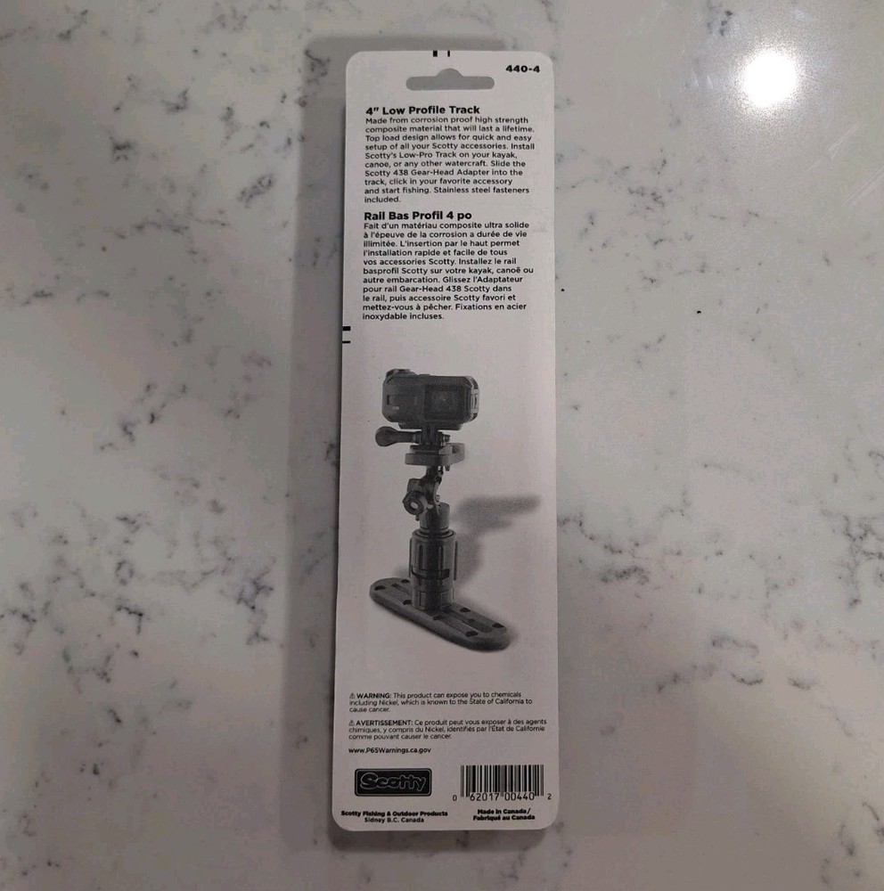 440-BK-4 Low Profile Track (4-INCH)