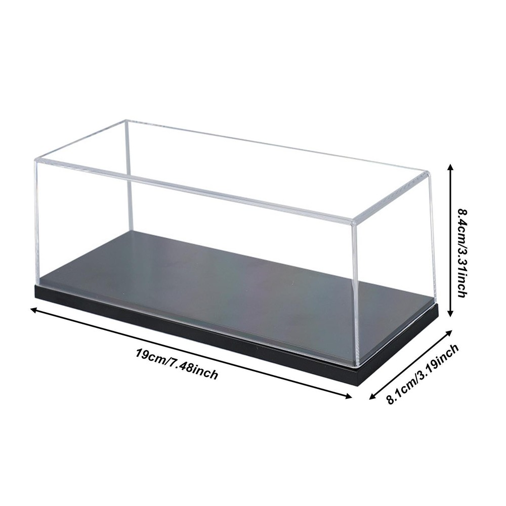 Acrylic Display Case Storage Box Crafts Clear Countertop Collection Display
