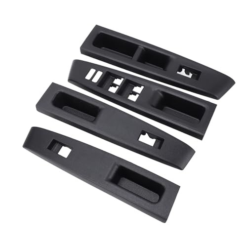 4PCS Front Armrest Upper Panel Cover Trim for Vitz 2010-2014 Right Hand Drive