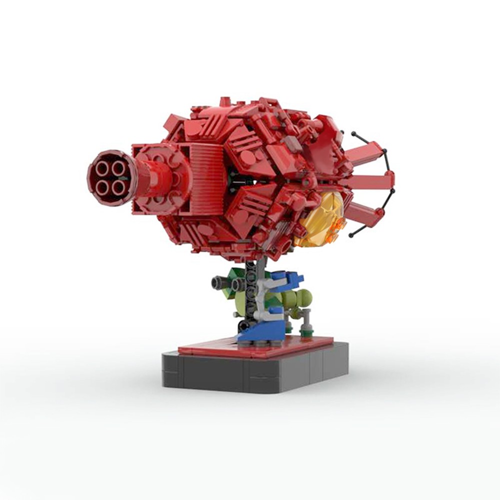 MOC Red Dwarf and Starbug Sci-Fi Spaceship Model Building Set 497 Pcs