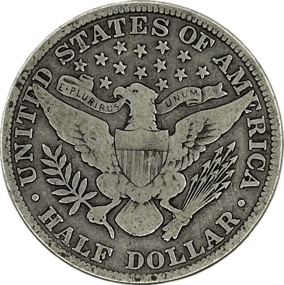 1909 Barber Silver Half in SAFLIP® - Fine- (VG+)