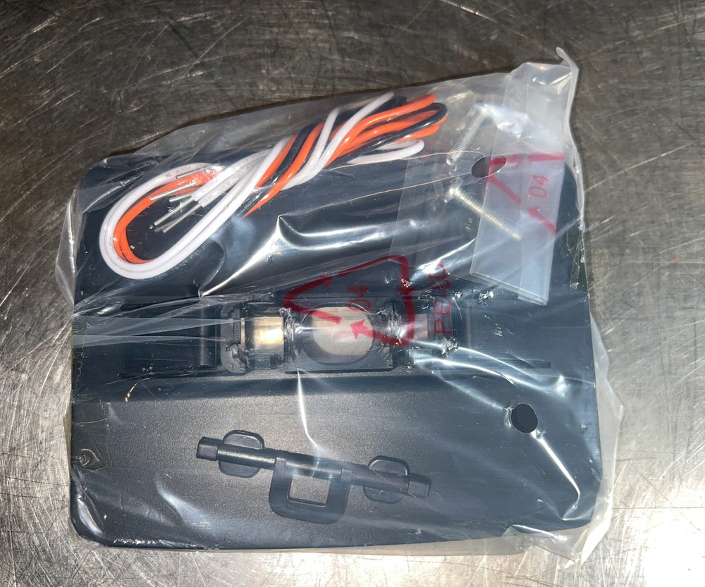 New old stock SURPLUS emergency sign ceiling plate