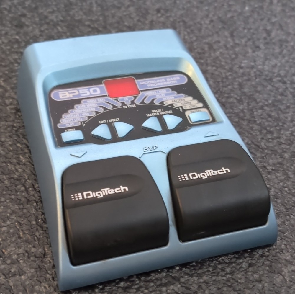 DigiTech BP50 Digital Modeling Bass Processor Multi-Effects Pedal for Bass