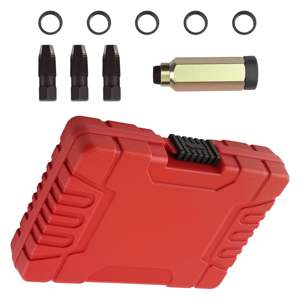 Oxygen Sensor Thread Repair Tool M18 M20 1.5mm Reamer Tap 5 Inserts Kit