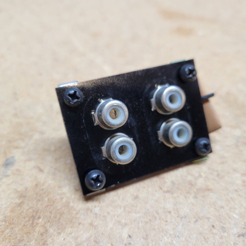 PIONEER SX-770 RCA JACK PLATE WITH 4 INPUTS