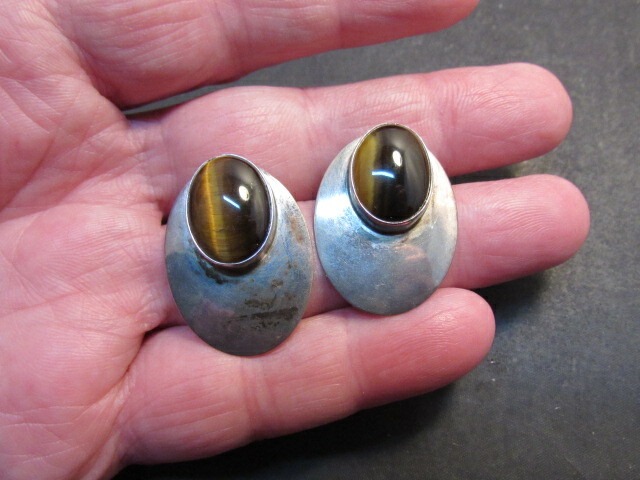 zuni earrings by Nancy Haloo