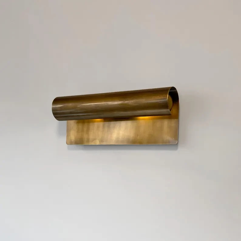 Handmade Brass Wall Sconce | Modern Art Picture Light