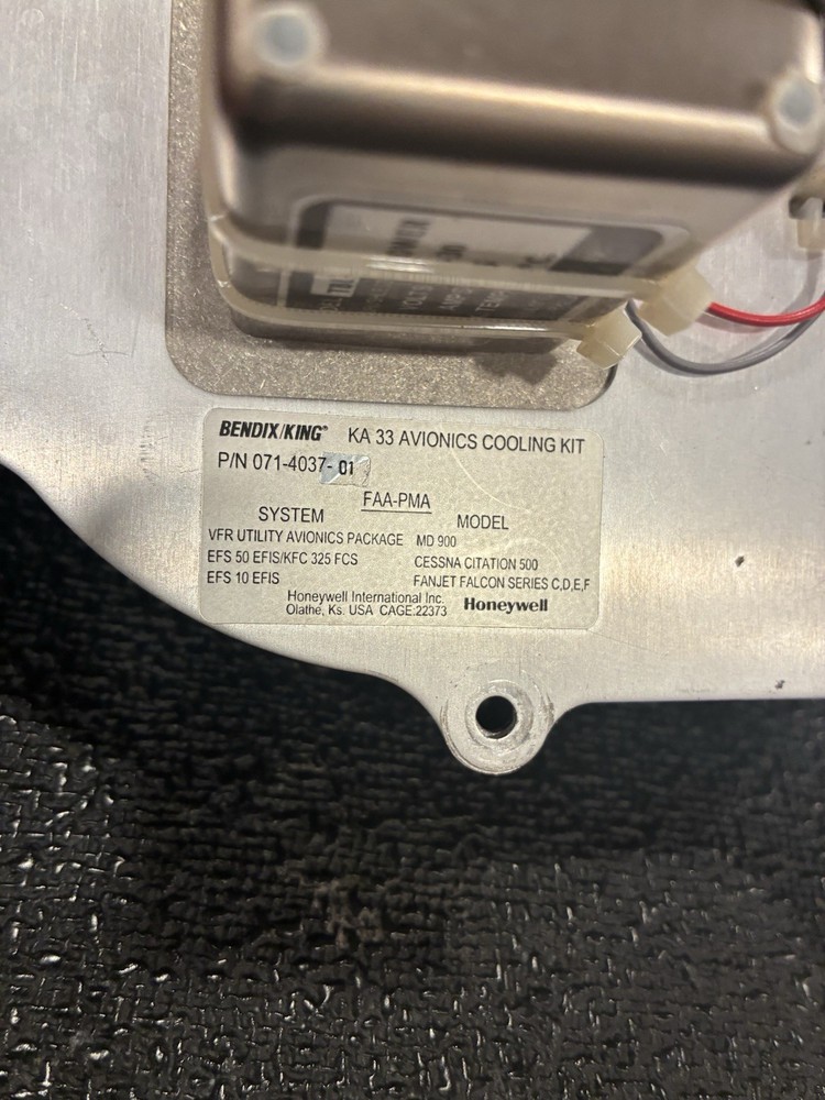 Bendix/King KA33 Avionics Cooling Fan Kit