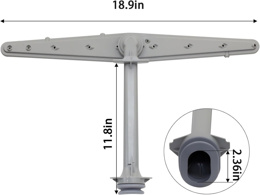 Frigidaire Dishwasher Center Wash Arm Assembly - Durable Replacement Part