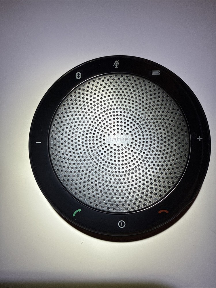Jabra Speak Microsoft Lync Bluetooth & USB Speakerphone PHS002W w/ Case