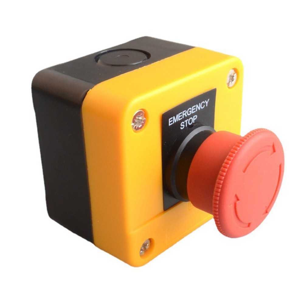22mm Red Plastic Push Button Switch 600V 10A for Hotel and Building Use