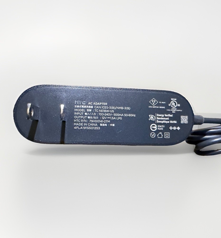 HTC AC Adapter TC NE18W-US & 2Q2B100