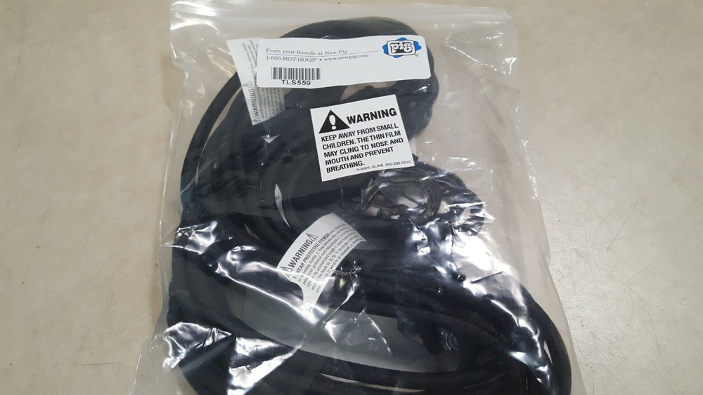 PIG TLS559 Adjustable Hanging Straps Black 6in PK4