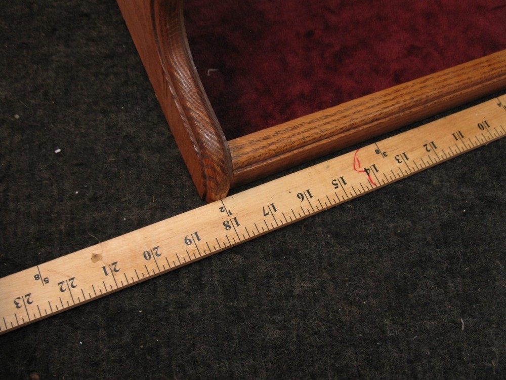 9 GUN SOLID WOOD CUSTOM PISTOL DISPLAY RACK GUN SAFE STORAGE ORGANIZER