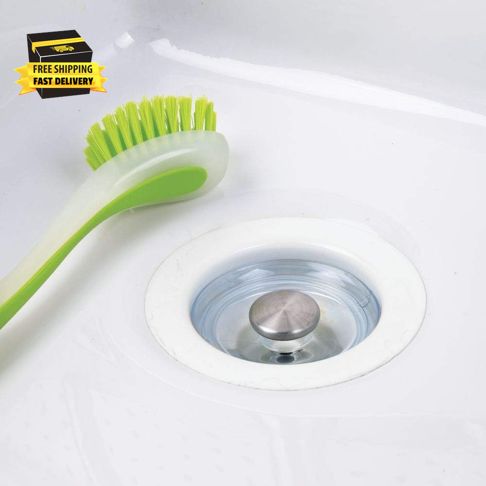 Forma Kitchen Sink Drain Stopper - Clear/Brushed ⭐️⭐️⭐️⭐️⭐️