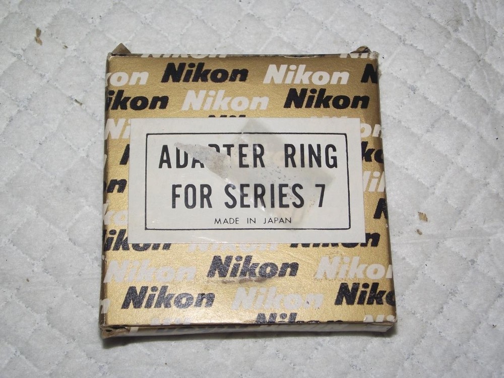 NIKON ADAPTER RING FOR SERIES 7, NEW IN BOX