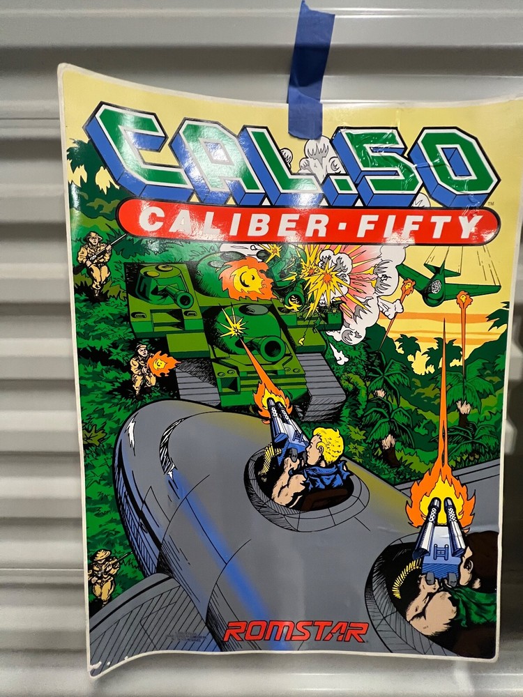 NOS Romstar CAL.50 side art set