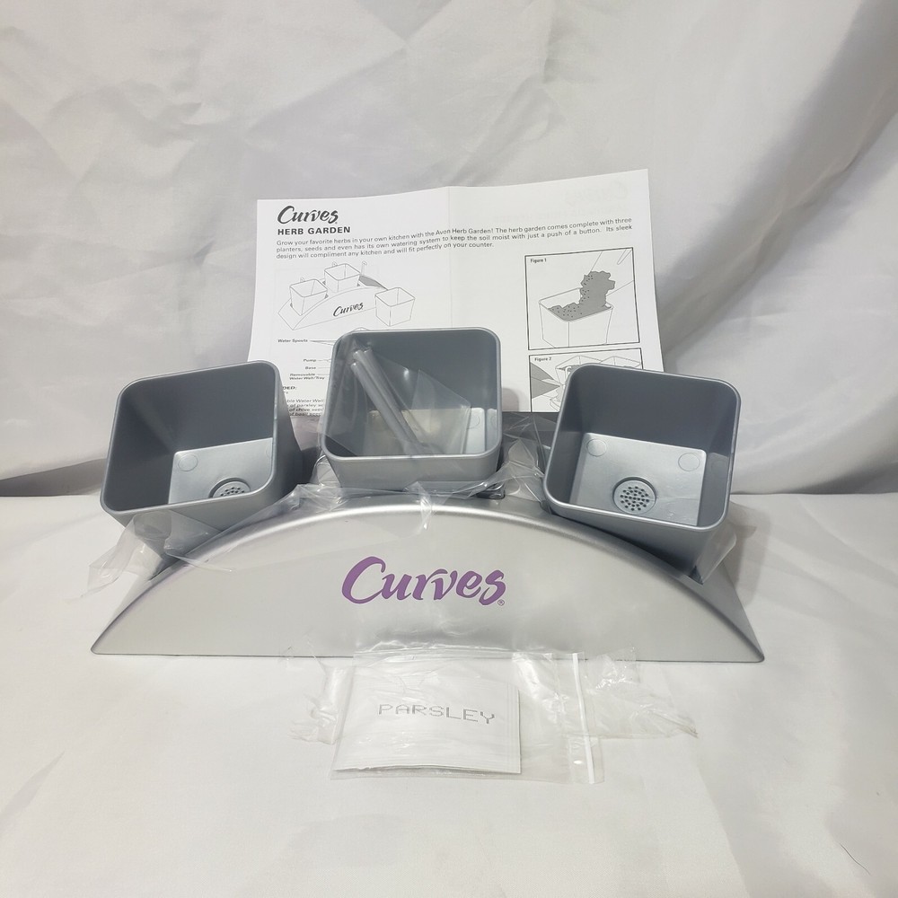 Curves Hydroponic Indoor Herb Garden Kit