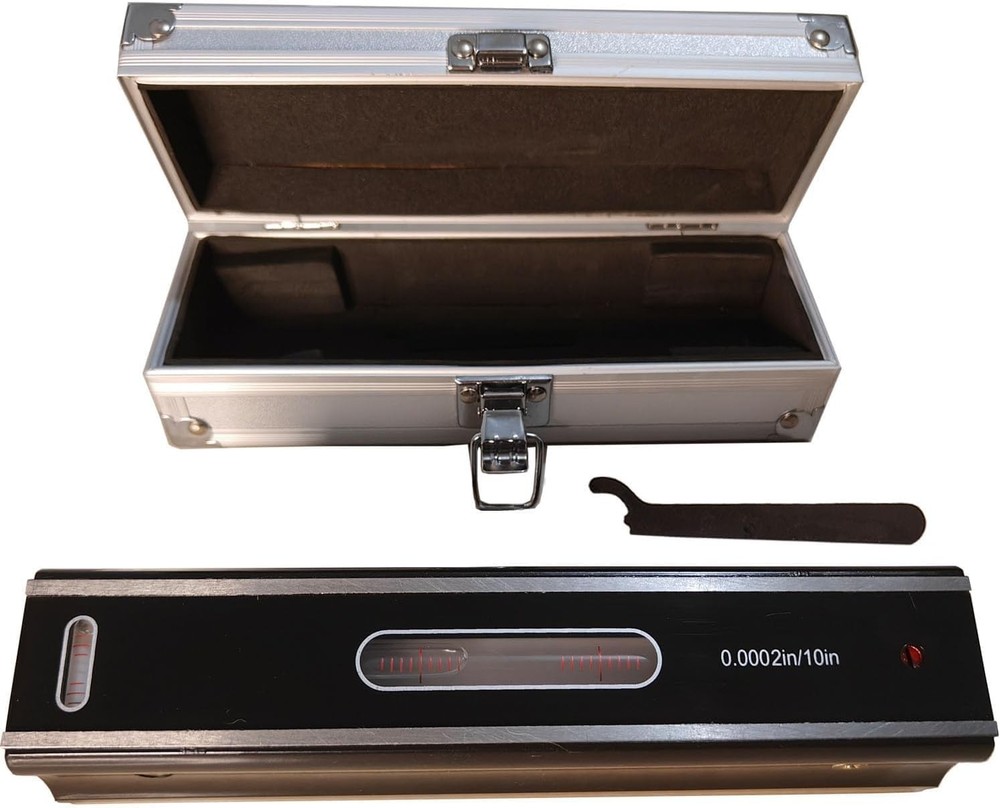 8" Precision Level Tool - Ultra Accurate 0.0002" for Machinists & Toolmakers
