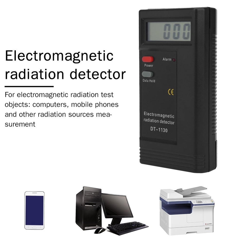 LCD Digital Radiation Dosimeter EMF Meter For Electromagnetic Hand Measurement