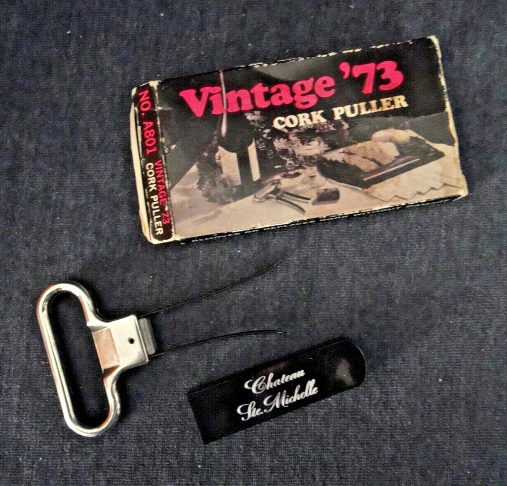 Vintage "73 Ah-So Cork Puller Chateau Ste. Michelle