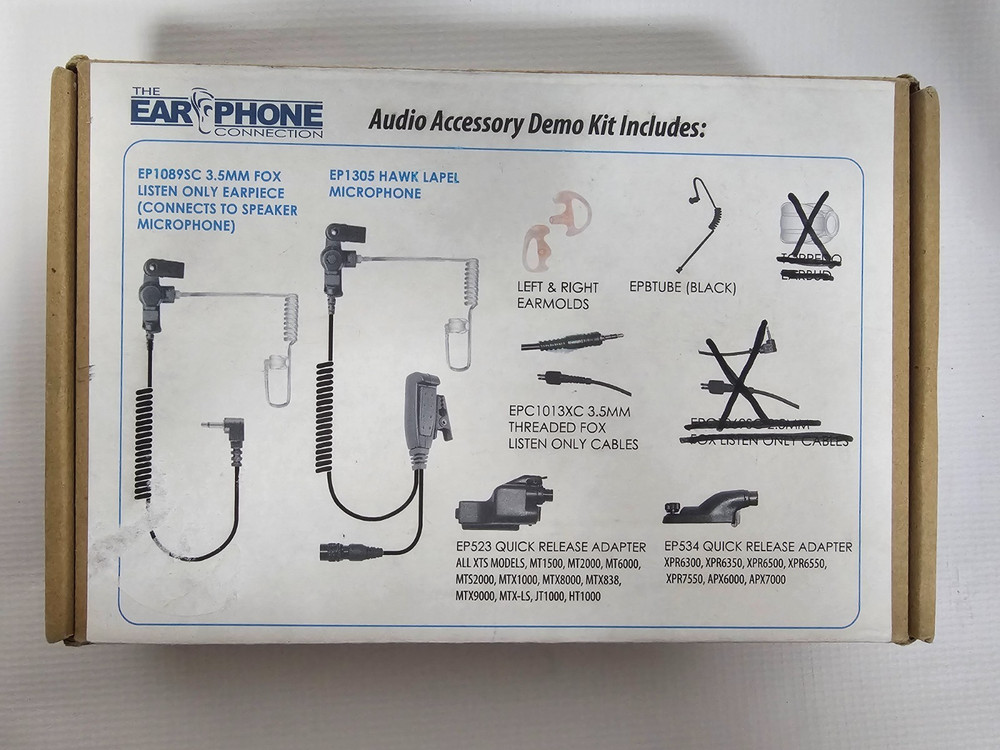 EAR PHONE CONNECTION AUDIO ACCESSORY DEMO KIT