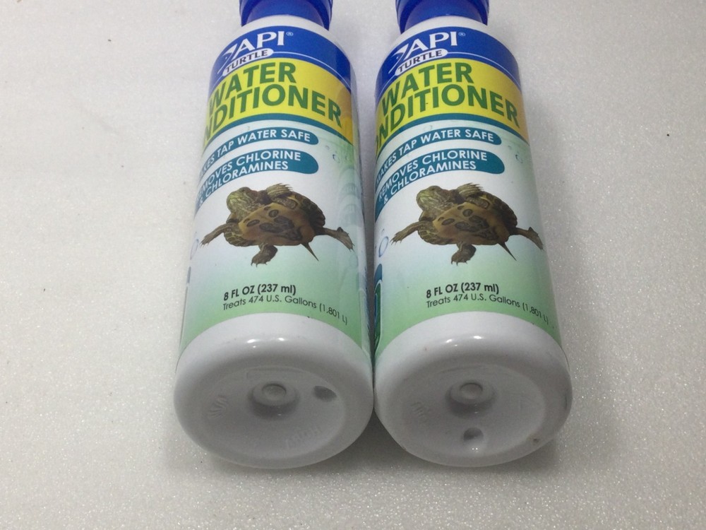 2pc API Turtle Aquarium Water Conditioner 8oz, Exp 10/2028