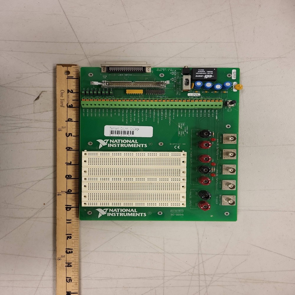 National Instruments SC-2075 DAQ Data Acquisition Board Interface Terminal Block