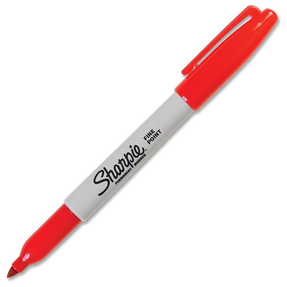 1 Original Classic Fine point tip RED color Magic MARKER Permanent 30102 SHARPIE
