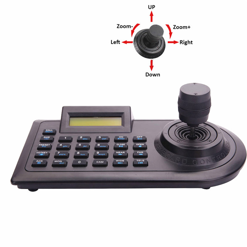 3D keyboard Controller Three Dimensional for PTZ Zoom CCTV Camera, 3D Joystick
