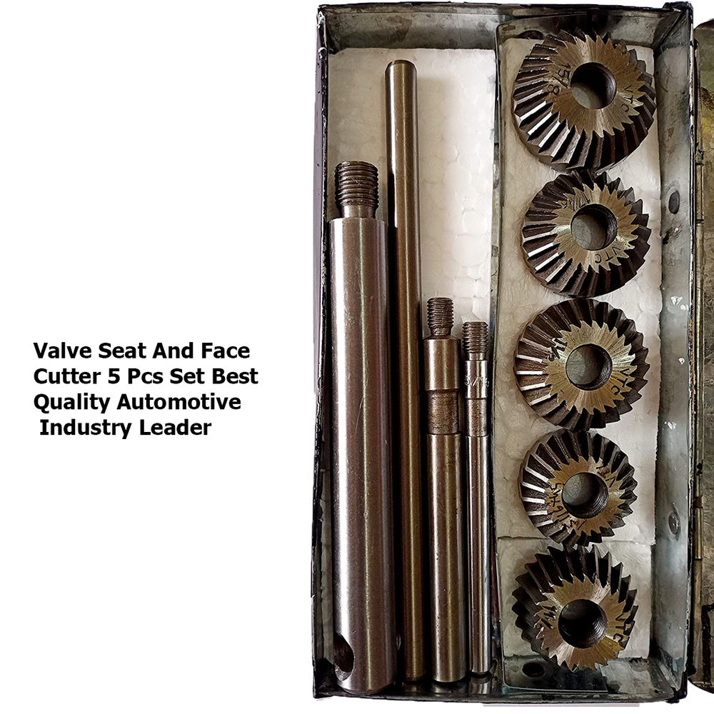 Valve Seat And Face Cutter 5 Pcs Set