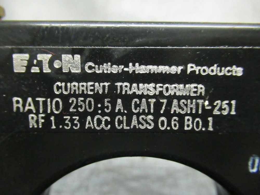 EATON CURRENT TRANSFORMER ASHT-251 250:5A