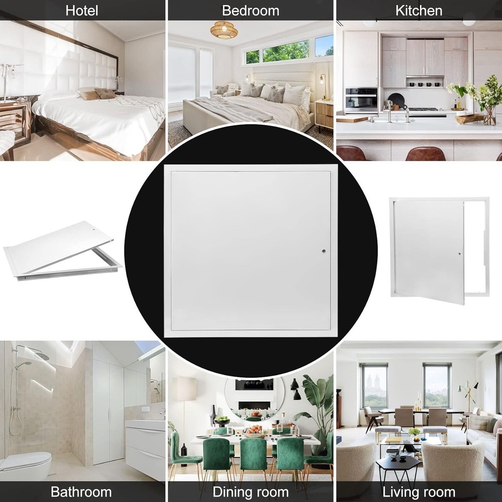 24x24 Metal Drywall Access Panel - Rust-Resistant, Modern