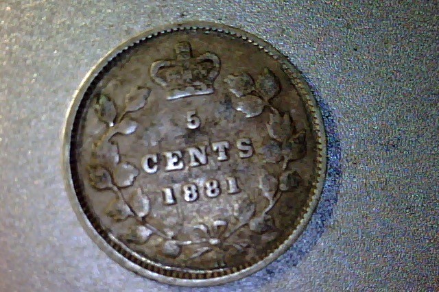 1881 CANADA - 5 CENT #CK81