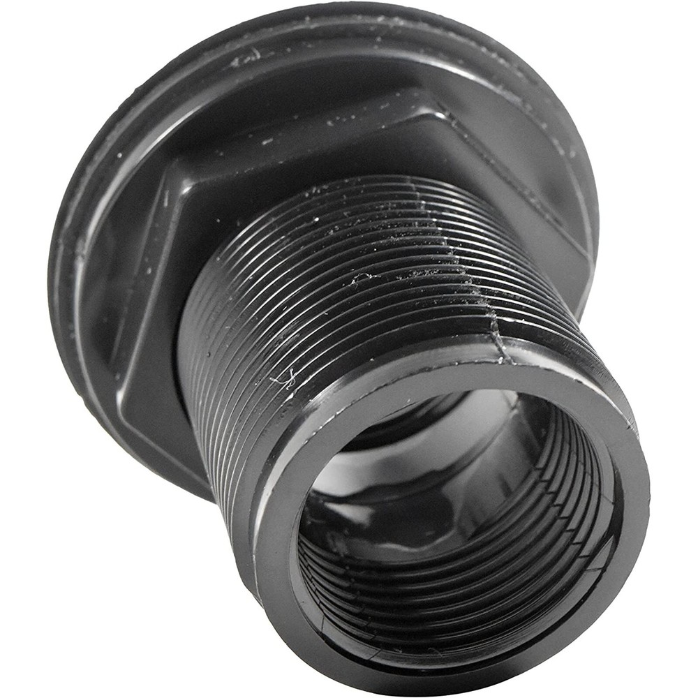 HQRP 1" ABS Plastic Bulkhead Fitting Double Threaded Water Tank Connector