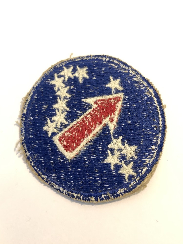 VINTAGE WWII US ARMY PACIFIC COMMAND USARPAC SHOULDER PATCH INSIGNIA WHITEBACK