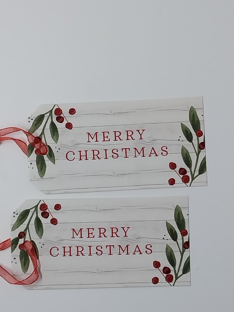 Merry Christmas Gift Tags- 2 Of Them