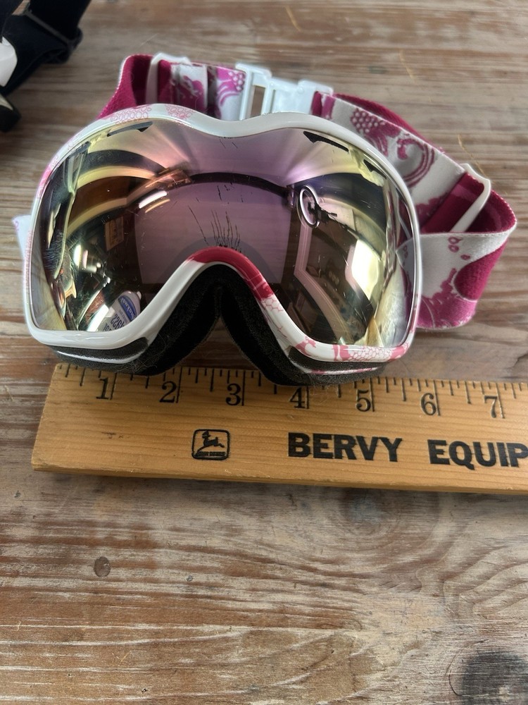Oakley 2013 Elevate Persimmon Pink Print Goggle Lens Snow Board Ski Goggles