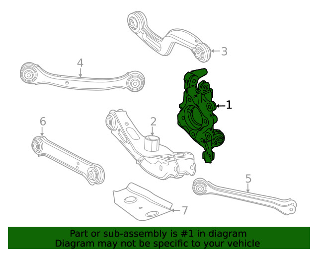Genuine GM Knuckle 84739342