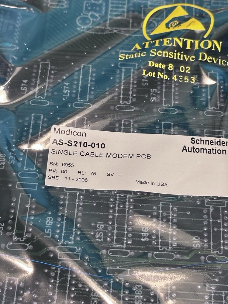 SCHNEIDER MODICON AS-S210-010 PCB Board