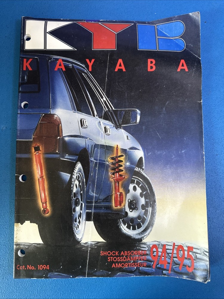 KYB SHOCK ABSORBER CATALOGUE 1994 1995 SAME DAY DISPATCH