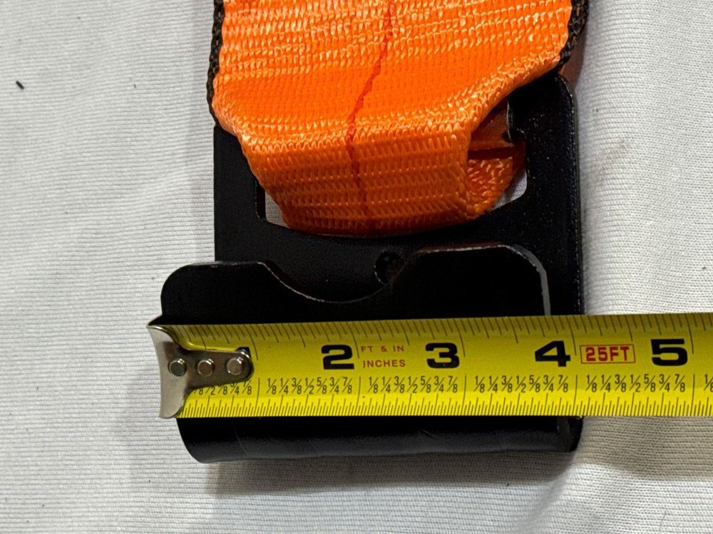 4"X30' Heavy Duty Ratchet Strap with Flat Hook 2 Pack