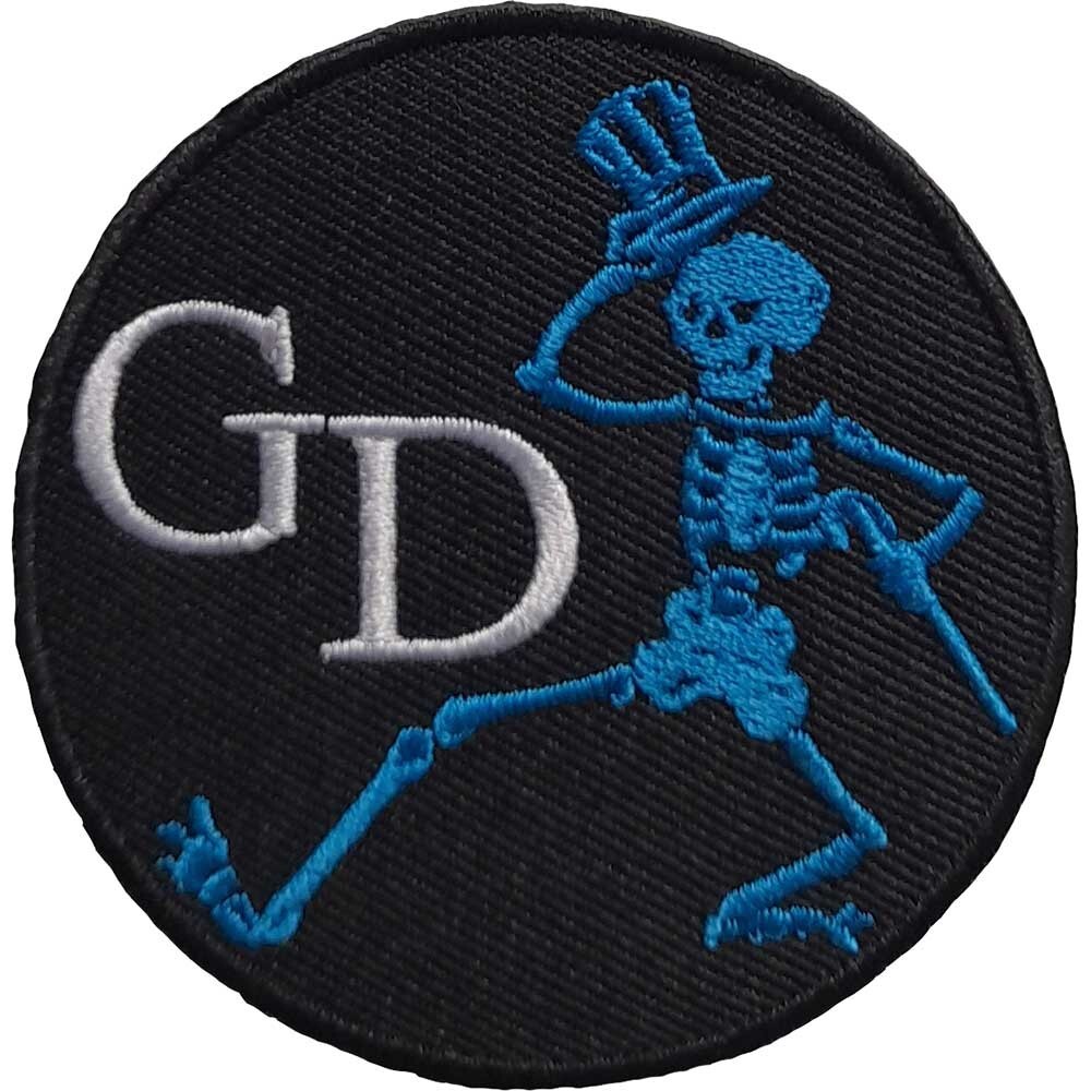 GRATEFUL DEAD blue skeleton official patch by rockoff