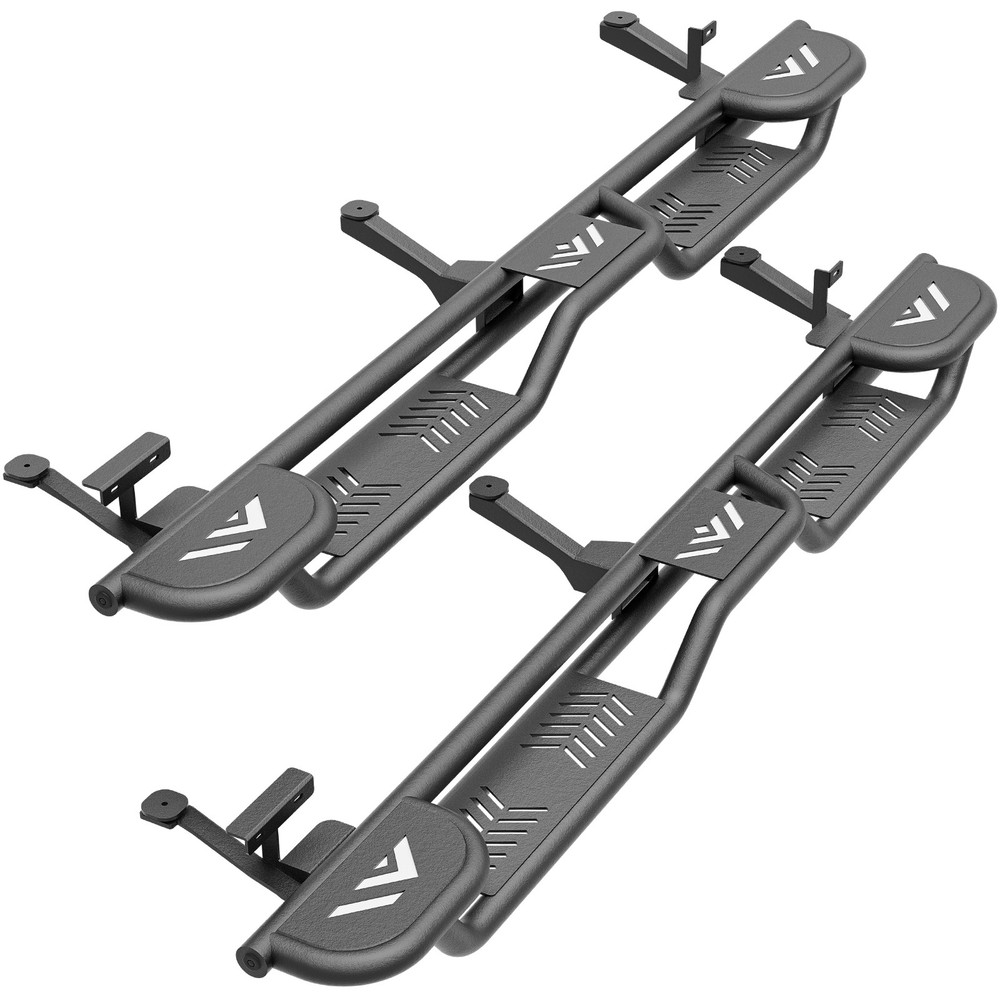 For Ram 1500 Double/ExtendedCab 2002-2008 3- Raised Steps Side Running Boards